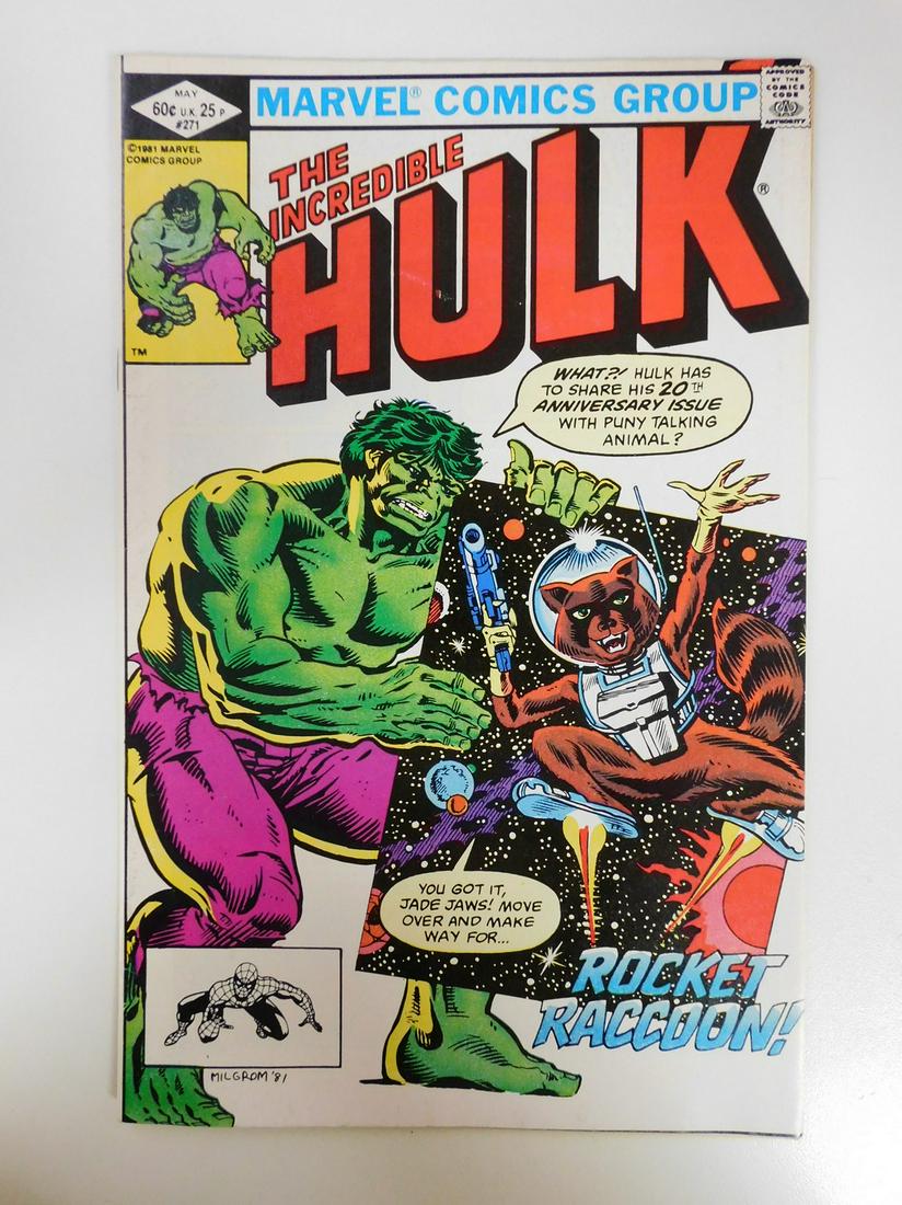 Incredible Hulk #271 1st App. of Rocket Raccoon (1 of 2)