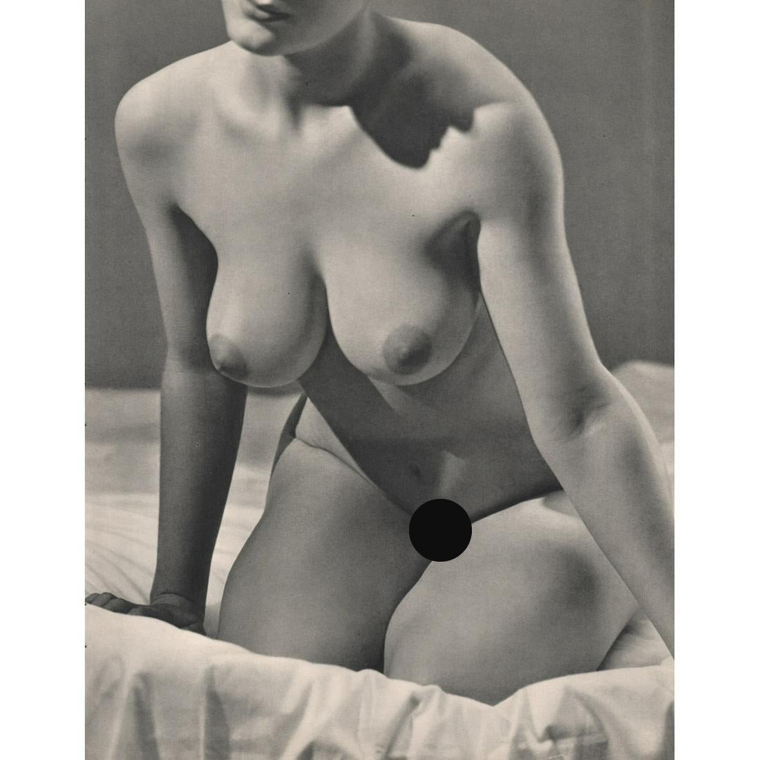 ANDRE DE DIENES - Nude: Artist: ANDRE DE DIENES Print Title: Nude Medium: Sheet-fed Gravure Printing Date: 1950s Printed in France Image size approx. 11.5 x 9 inches Andre De Dienes (1913-1985) was a Hungarian photographer,
