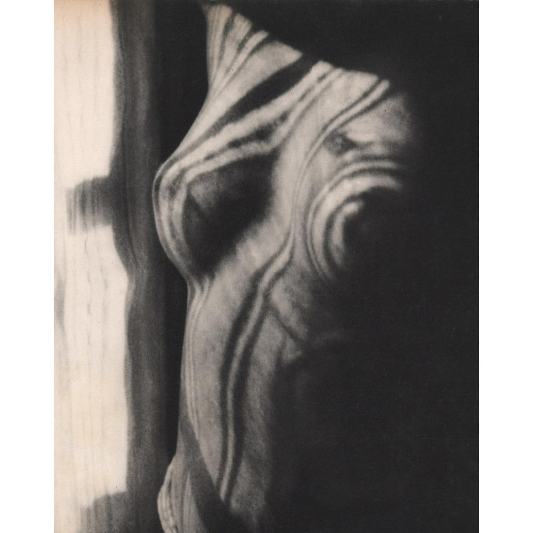 MAN RAY - Nude: Artist: MAN RAY Print Title: Nude Medium: Sheet-fed Gravure Printing Date: 1930's Printed in France Image size approx: 9 x 7.25 inches Man Ray, original name Emmanuel Radnitzky, was born on August 27,