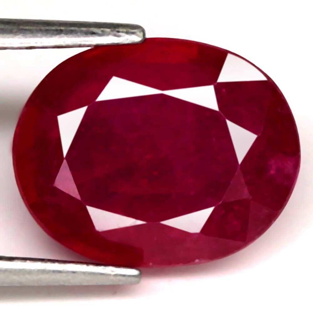 2.83 Ct. Ruby Natural Oval Facet Top Blood Red (1 of 3)