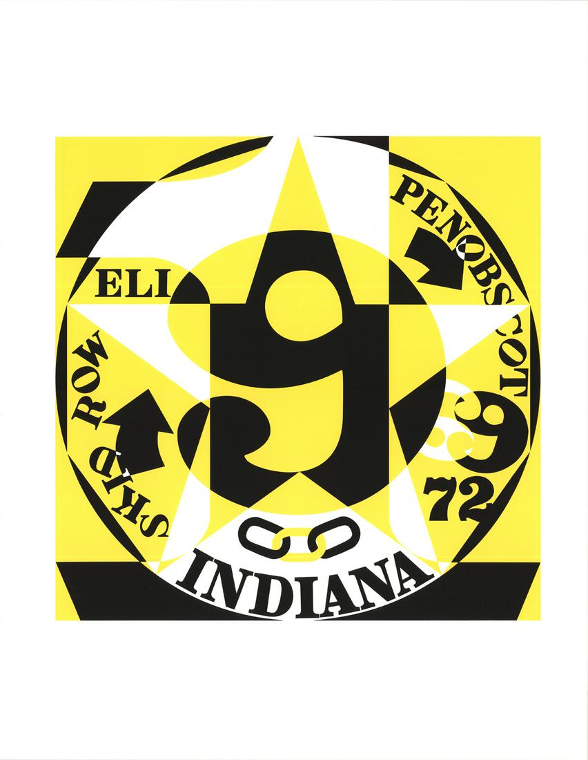 Robert Indiana - Decade Auto-Portrait (1969) (1 of 1)