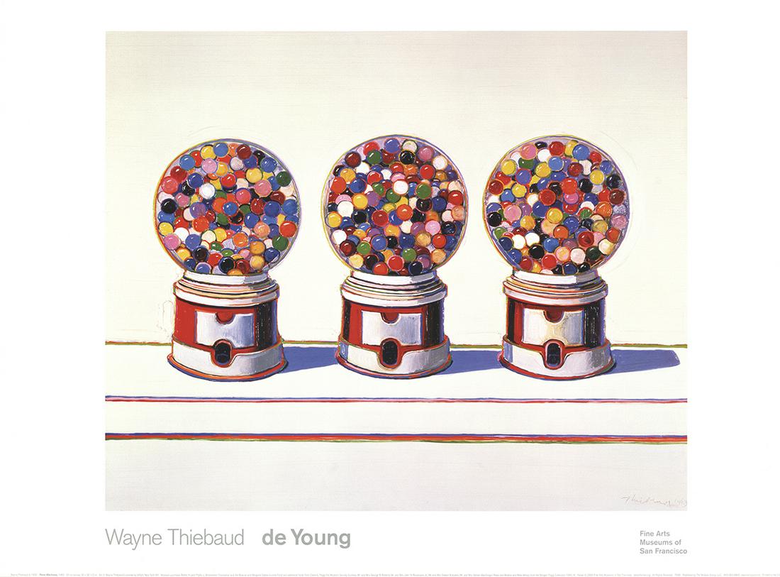 Wayne Thiebaud - Three Machines (1963) (1 of 1)