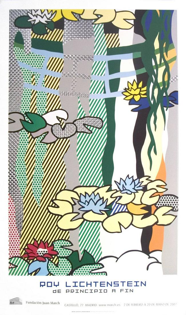 Roy Lichtenstein - Water Lilies with Japanese Bridge (1 of 1)