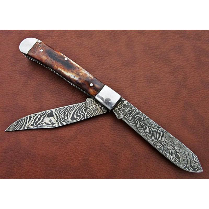Skinner damascus steel knife survival chef: Knife "Bryson" Damascus knives are very durable, look great and keep sharpness perfectly. Damascus steel has high quality contents to give it an excellent edge and sharp cutting ability. The blade ret