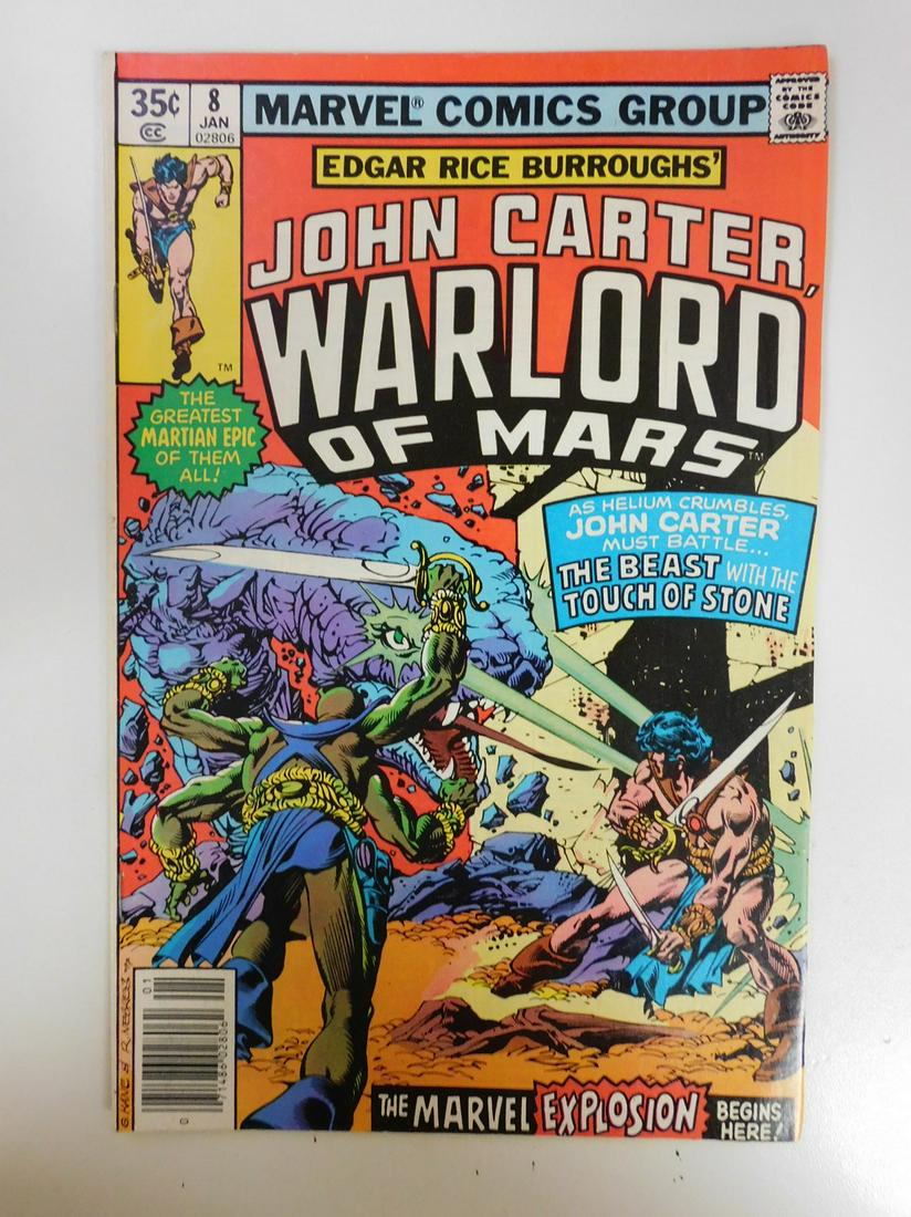 John Carter, Warlord of Mars #8: No Reserve! John Carter, Warlord of Mars #8. FN Shipping: Individual Comics: Flat-rate of $9.99 (1-8 comics) or $19.99 (9+ comics) to anywhere within the contiguous U.S. International: Foreign shippin