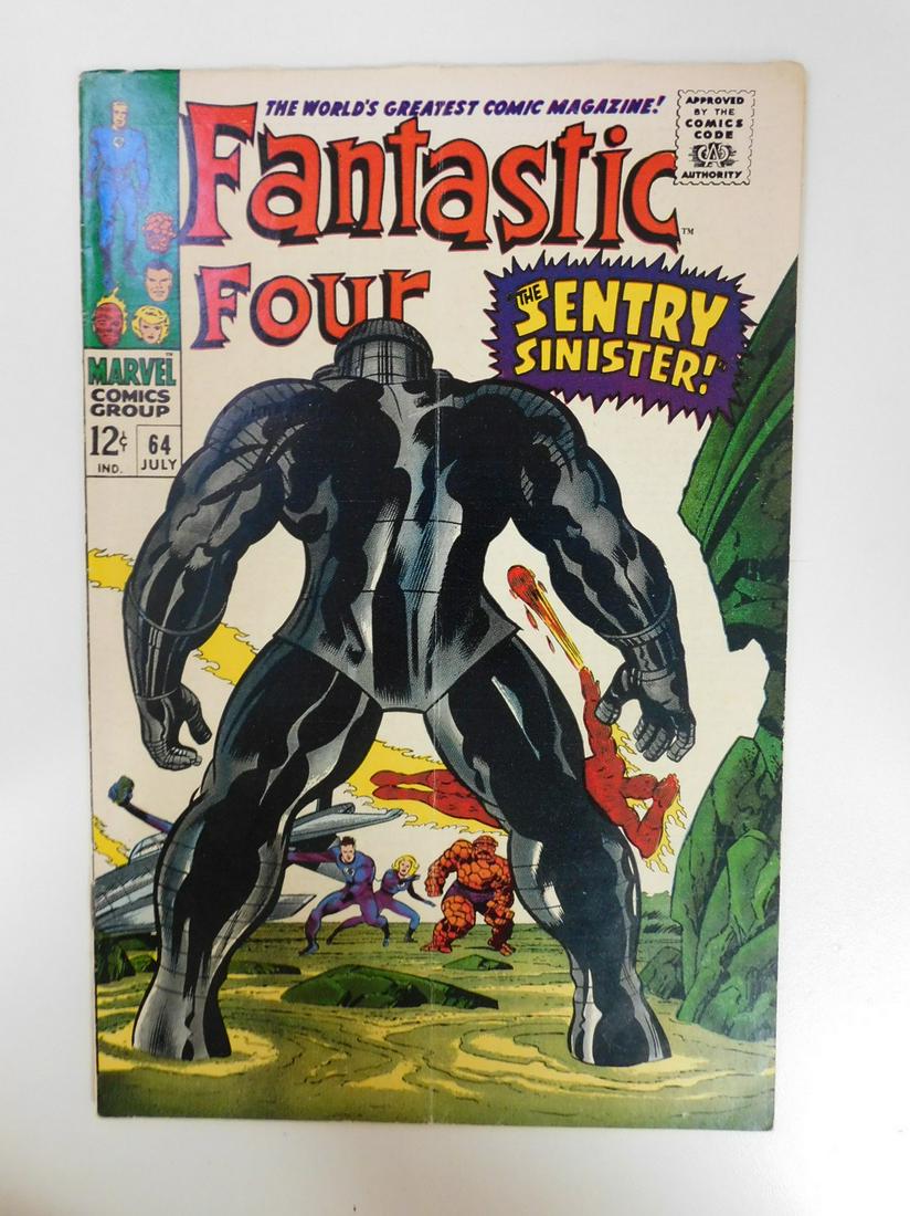 Fantastic Four #64 1st App. of the Intergalactic Sentry (1 of 2)