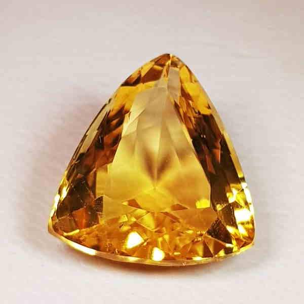 Natural Citrine Triangle Cut 6.10 ct (1 of 5)