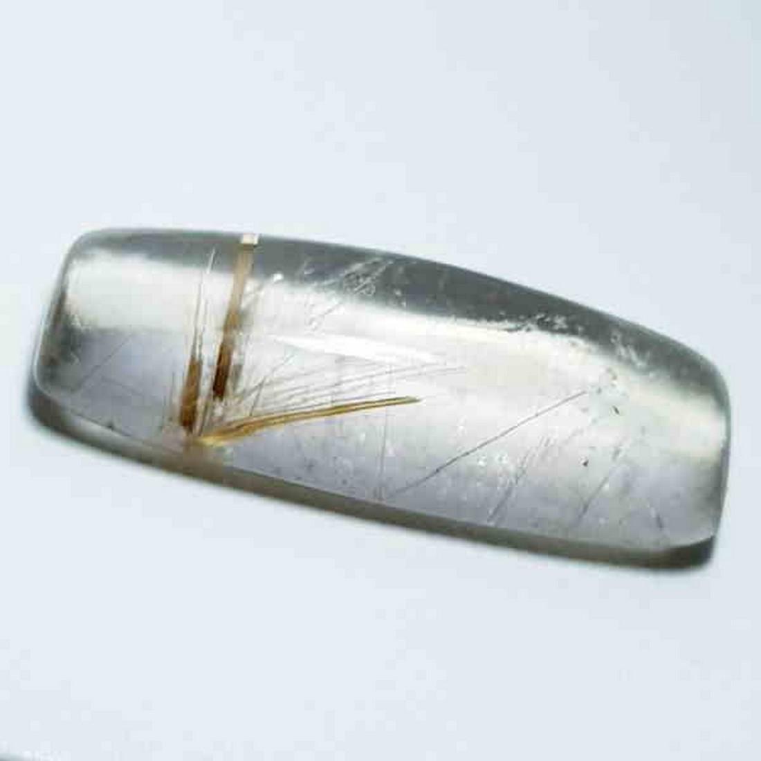 30.75 ct Natural Golden Rutile Quartz (1 of 4)