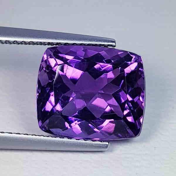 Natural Amethyst Cushion Cut 8.54 ct (1 of 5)