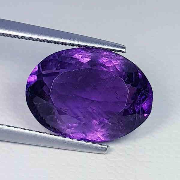 Natural Amethyst Oval Cut 8.57 ct (1 of 4)