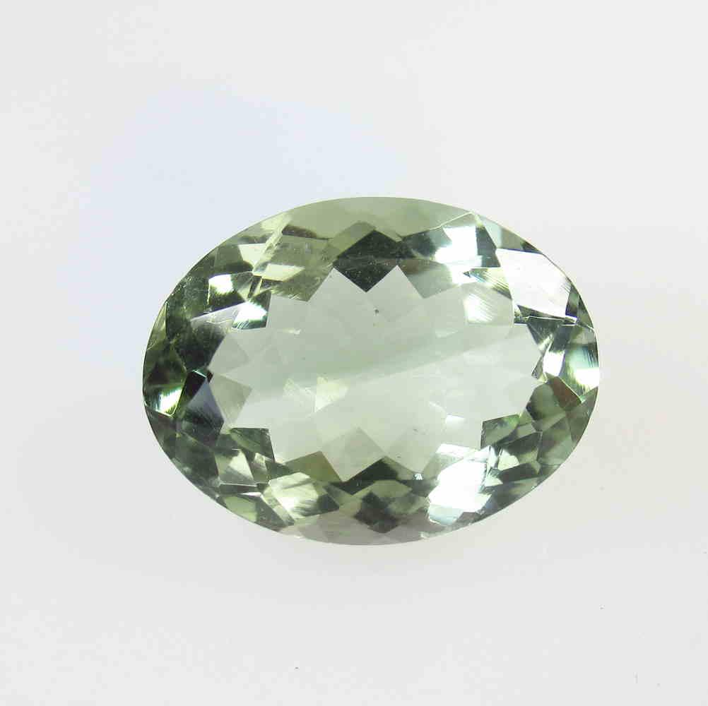 8.07 Ctw Natural Green Amethyst Oval Cut (1 of 2)