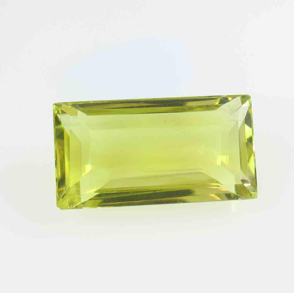 11.97 Ctw Natural Lemon Quartz Rectangle Cut: No Reserve! Title: 11.97 Ctw Natural Lemon Quartz Rectangle Cut Stone Clarity: VVS Gemstones: Lemon Quartz Size/Dimensions: 11.97 Carat Weights: 19.00 x 10.20 x 7.60 mm Additional Information: Good Lu