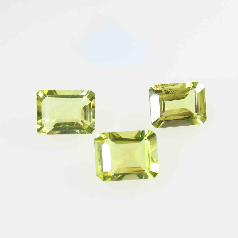 6.56 Ct Natural 3 Lemon Quartz Octagon Set: No Reserve! Title: 6.56 Ct Natural 3 Lemon Quartz Octagon Set Stone Clarity: VVS Gemstones: Natural Lemon Quartz Carat Weights: 6.56 Size/Dimensions: 9.00 x 7.00 x 4.90 mm / 3 PC's Additional Informat
