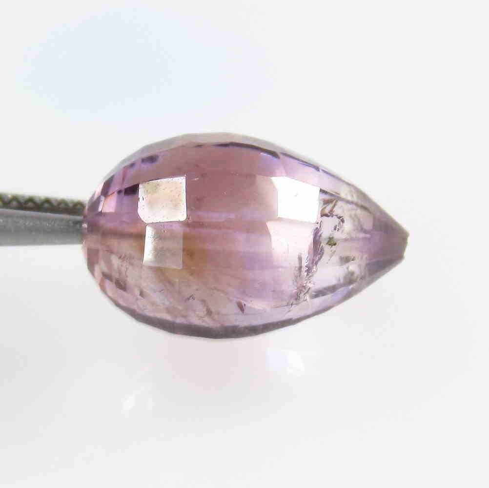 10.86 Ct Natural Purple Ametrine Pear Drop (1 of 2)