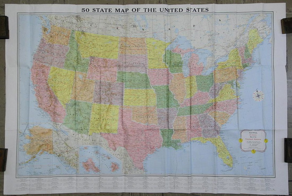 Rand Mcnally 50 State Map Of The United States