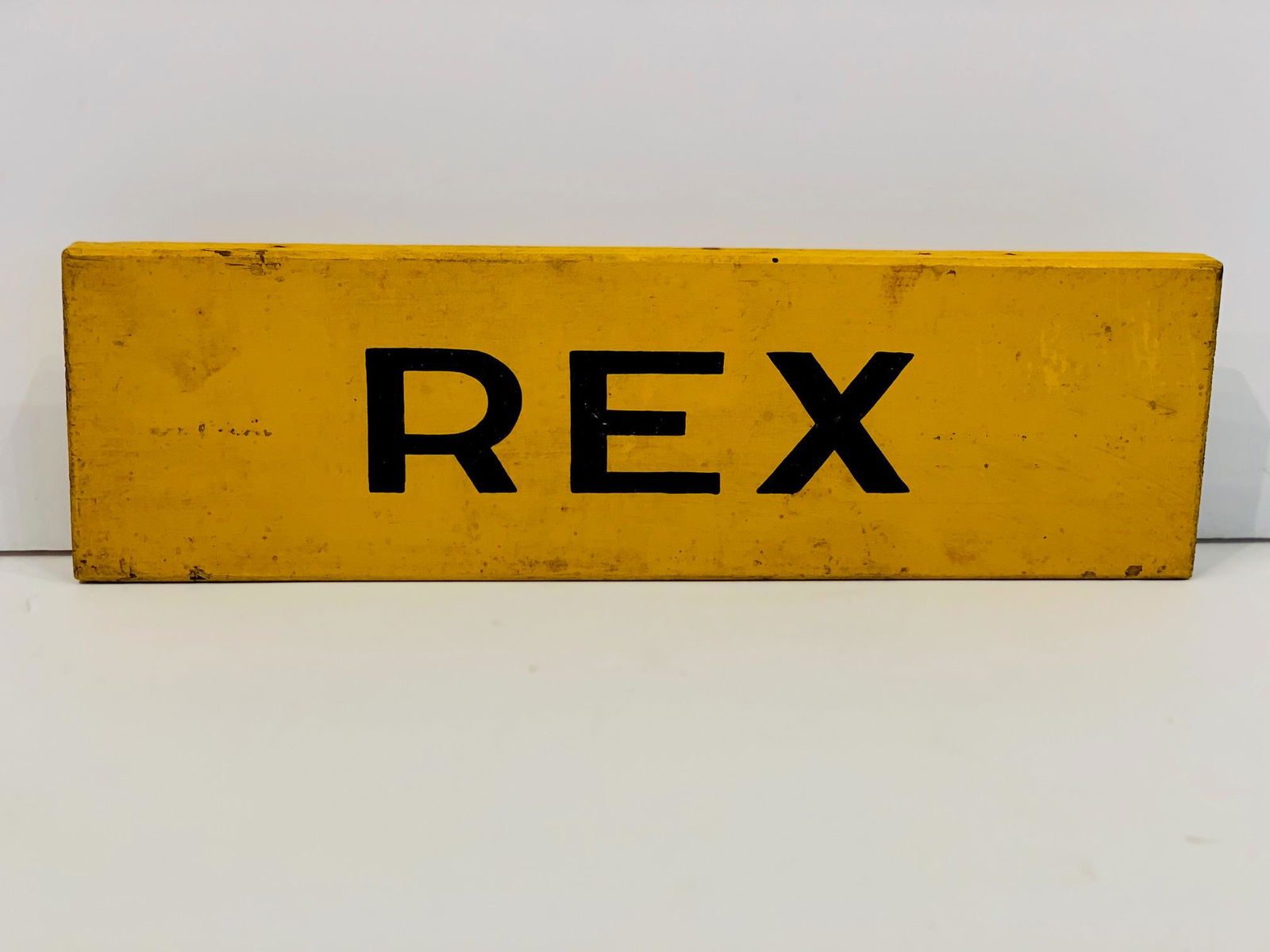 REX Horse Stall Sign, c. 1940 (1 of 2)