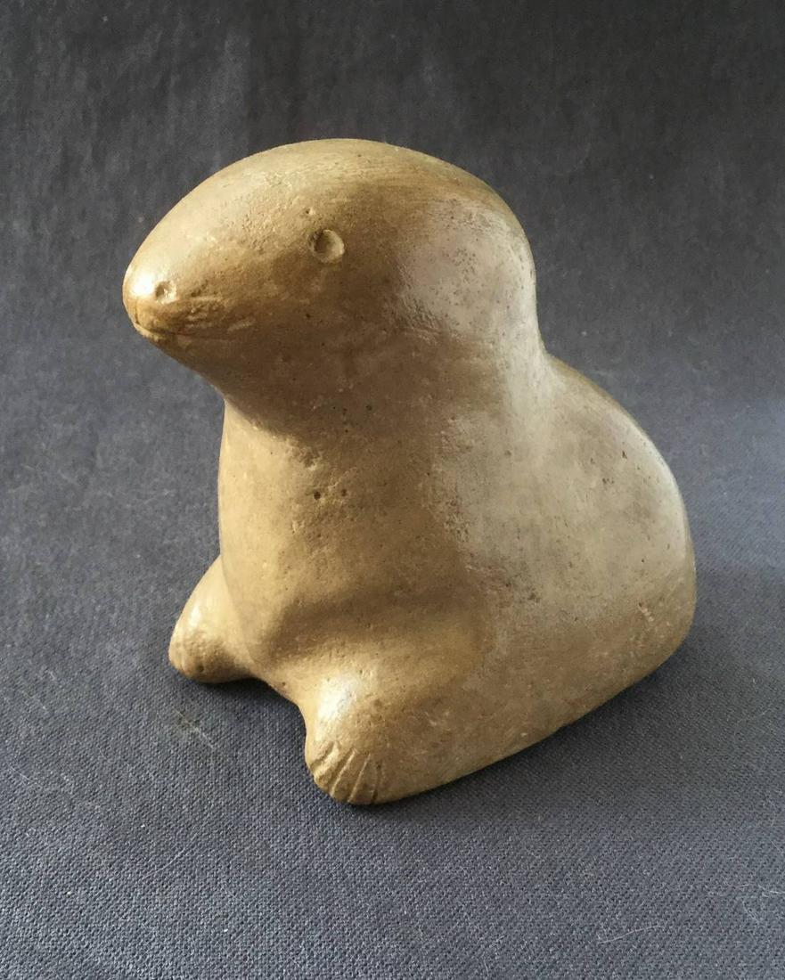 Old Hand Carved Stone Animal Folk Art Sculpture (1 of 4)