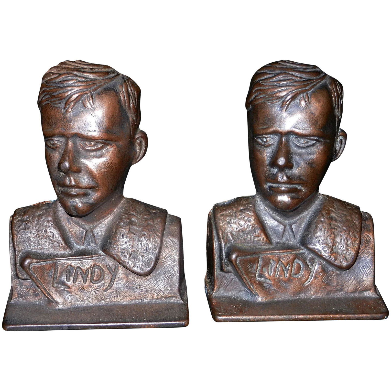 Vintage Verona Charles "Lindy" Lindberg Cast Iron (1 of 8)