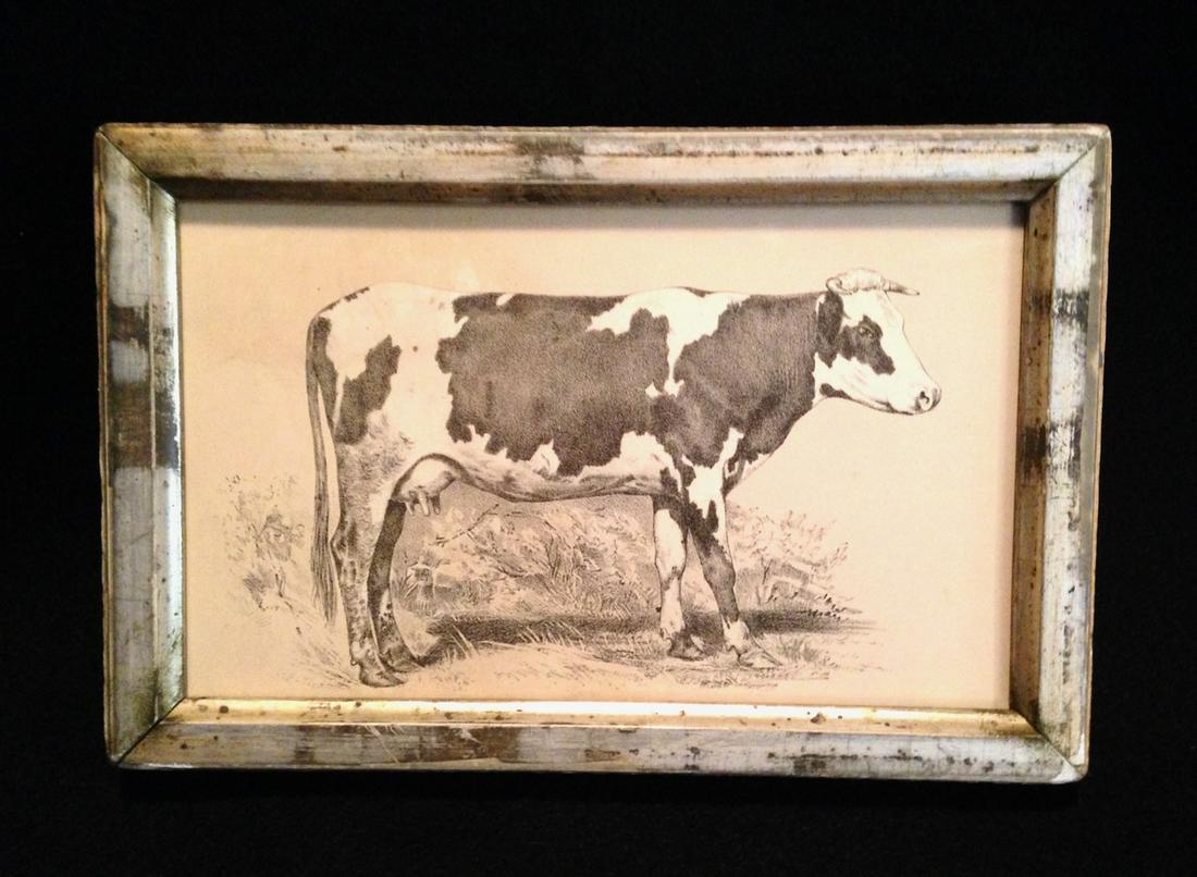 19thc Cow Engraving (1 of 2)