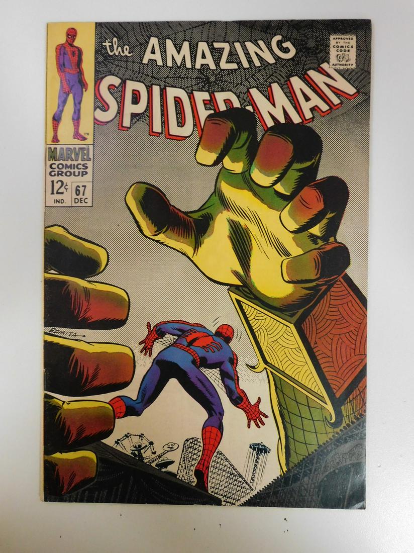 Amazing Spider-Man #67 1st App. of Randy Robertson: No Reserve! Amazing Spider-Man #67 1st App. of Randy Robertson. VF- Shipping: Individual Comics: Flat-rate of $9.99 (1-8 comics) or $19.99 (9+ comics) to anywhere within the contiguous U.S. Internatio