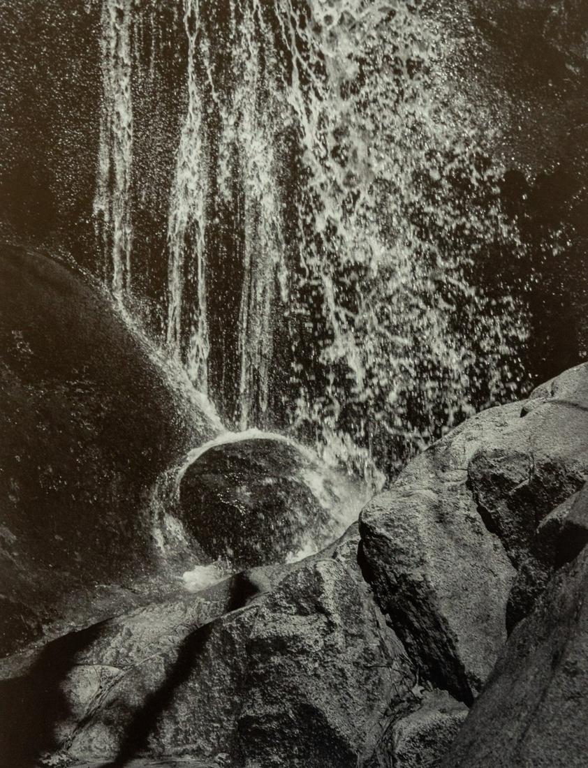 ANSEL ADAMS - Cascade and Rock, Wildcat Falls (1 of 1)