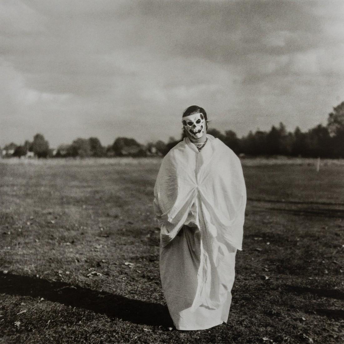 DIANE ARBUS - Untitled 3, 1970-71: Artist: DIANE ARBUS Title: Untitled 3, 1970-71 Medium: Photo Litho, 1995, Italy Dimensions: 9.25x9.25" Description: Heat Wax Mounted on 11x14" Conservation Board Artist Bio: Diane Arbus was an America