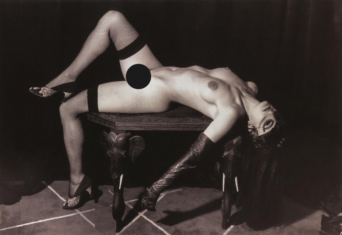 IRINA IONESCO - Nude: Artist: IRINA IONESCO Title: Nude Medium: Photo Litho, 2005, South Korea Dimensions: 9.3x6.4" Description: Heat Wax Mounted on 8.5x11" Conservation Board Artist Bio: Irina Ionesco is a French photogra