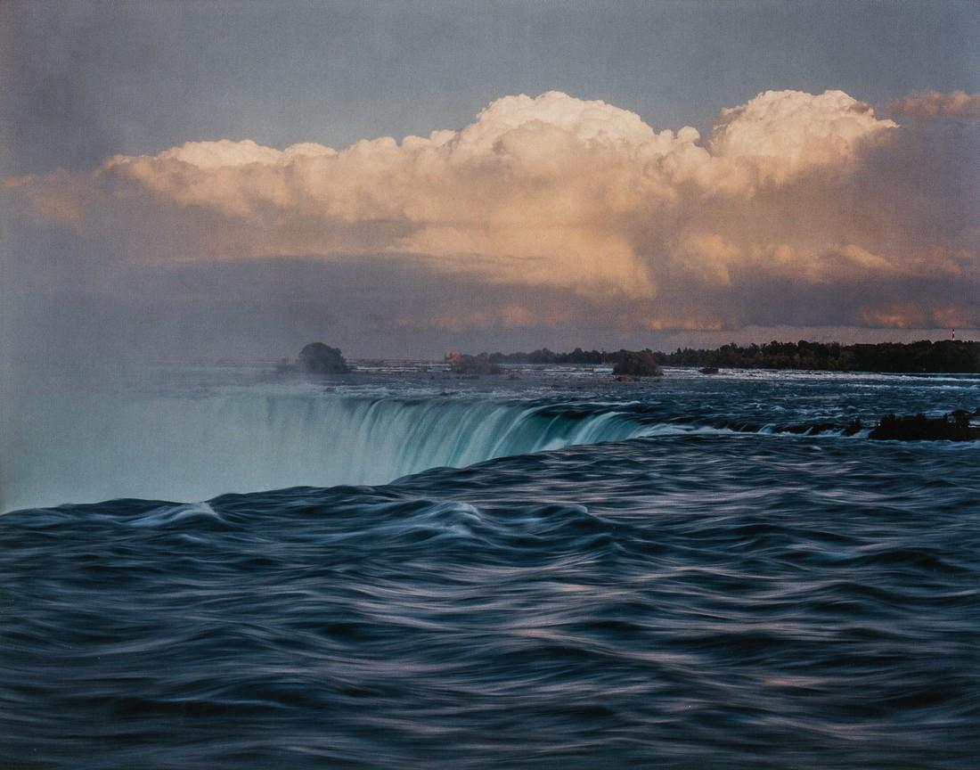 ALEC SOTH - "Falls 26", 2005: Artist: ALEC SOTH Title: "Falls 26", 2005 Medium: Photo Litho, 2008, China Dimensions: 8.5x6.7" Description: Heat Wax Mounted on 8.5x11" Conservation Board Artist Bio: Alec Soth (1969) is an American