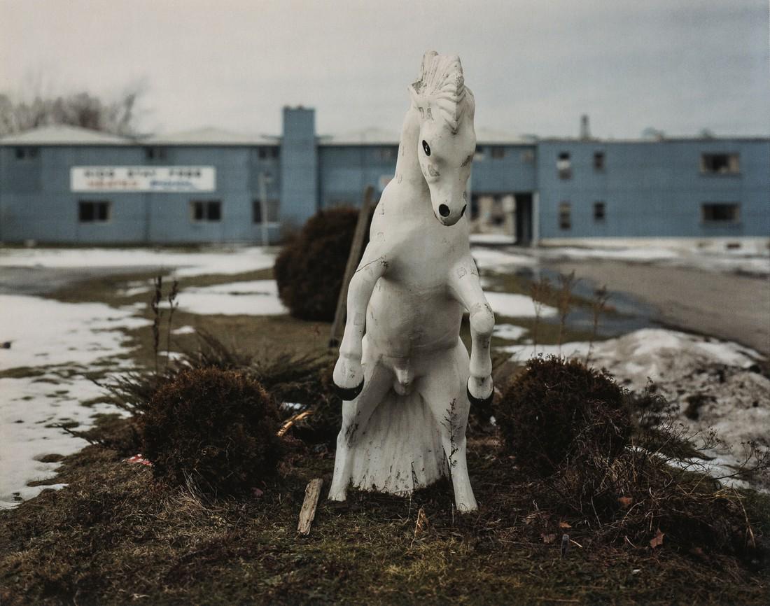 ALEC SOTH - "Impala", 2005: Artist: ALEC SOTH Title: "Impala", 2005 Medium: Photo Litho, 2008, China Dimensions: 8.5x6.7" Description: Heat Wax Mounted on 8.5x11" Conservation Board Artist Bio: Alec Soth (1969) is an American ph