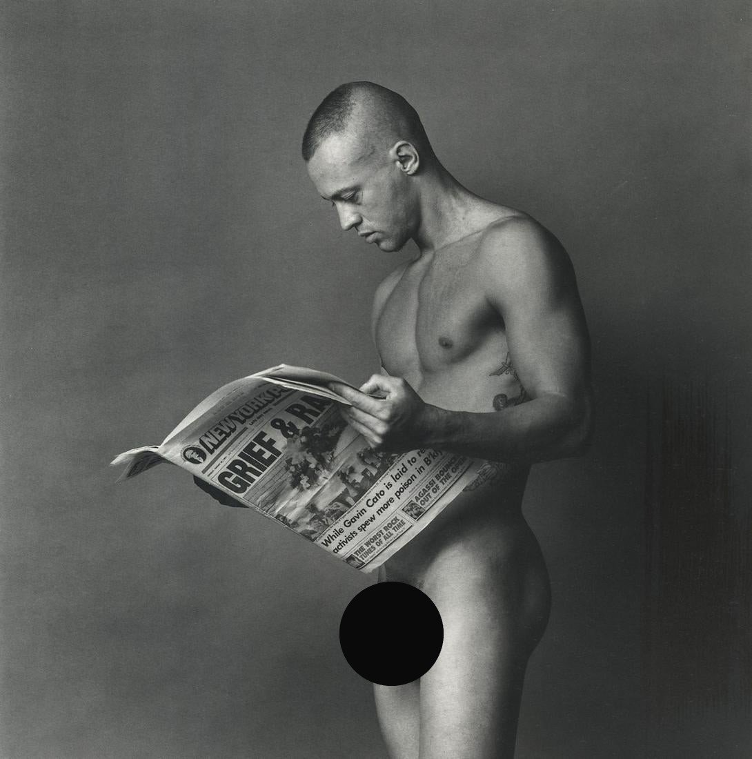 STANLEY STELLAR - August in New York, 1993: Artist: STANLEY STELLAR Title: August in New York, 1993 Medium: Photo Litho, 1992, Germany Dimensions: 7.6x7.65" Description: Heat Wax Mounted on 11x14" Conservation Board Artist Bio: Stanley Stellar 