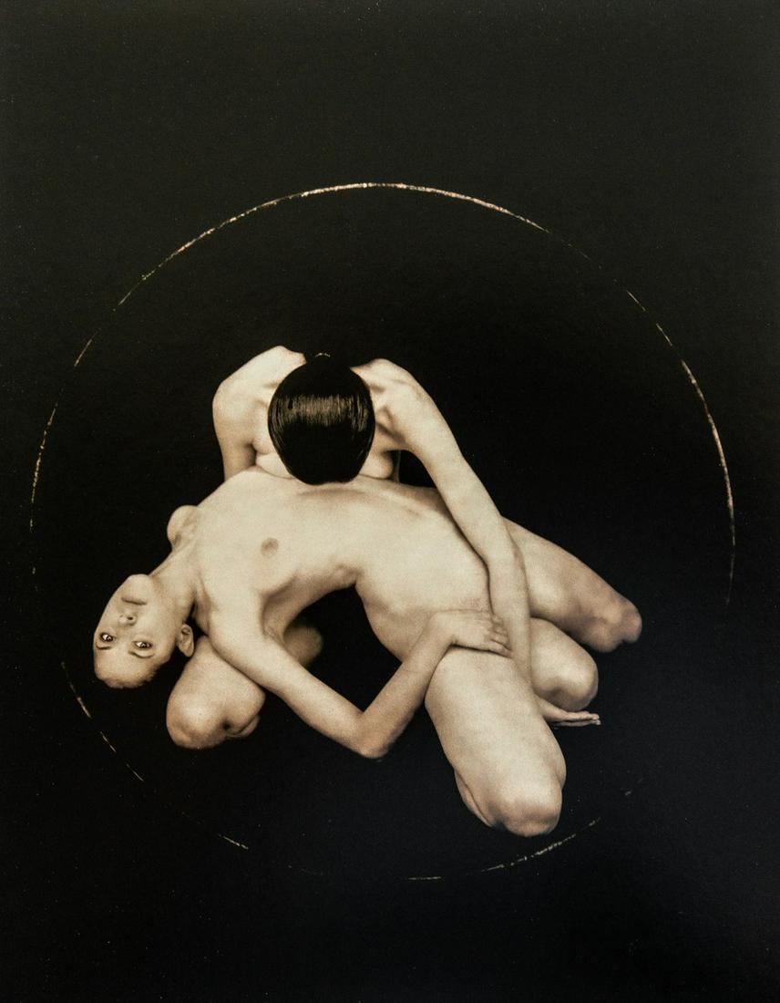 JOYCE TENNESON - Two Women: Artist: JOYCE TENNESON Title: Two Women Medium: Photo Litho, 2006, Hong Kong Dimensions: 8.5x10.95" Description: Heat Wax Mounted on 11x14" Conservation Board Artist Bio: Joyce Tenneson is an American