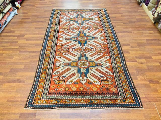 Antique Eagle Kazak caucasian Rug-465 (1 of 10)