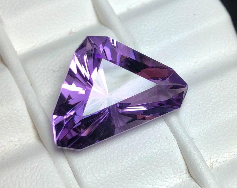 Purple Amethyst Loose Gemstone Fancy Cut - 13.75 carats (1 of 8)