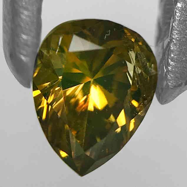 0.16 Cts Excellent Pear Luster Natural diamond (1 of 1)