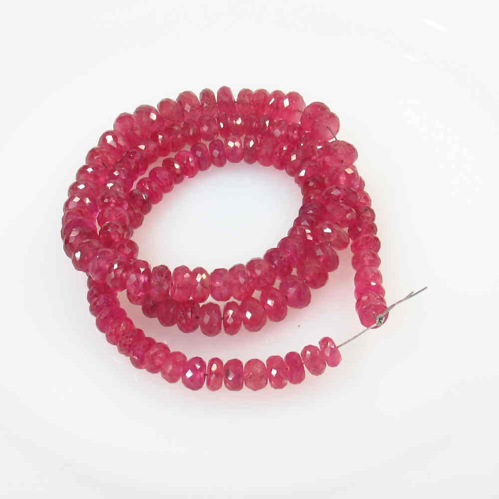 165.00 Ct Natural 115 Drilled Ruby Round Beads (1 of 2)