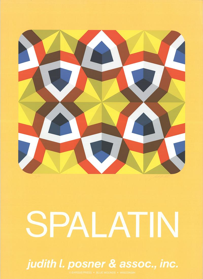Kaleidoscope: Marko Spalatin: Kaleidoscope by Marko Spalatin, 1980 Signed Serigraph. Paper size is 36 x 26 inches, with an image size of 18.5 x 21.25 inches. The Serigraph is from an edition size of 90 and is not framed. The condi