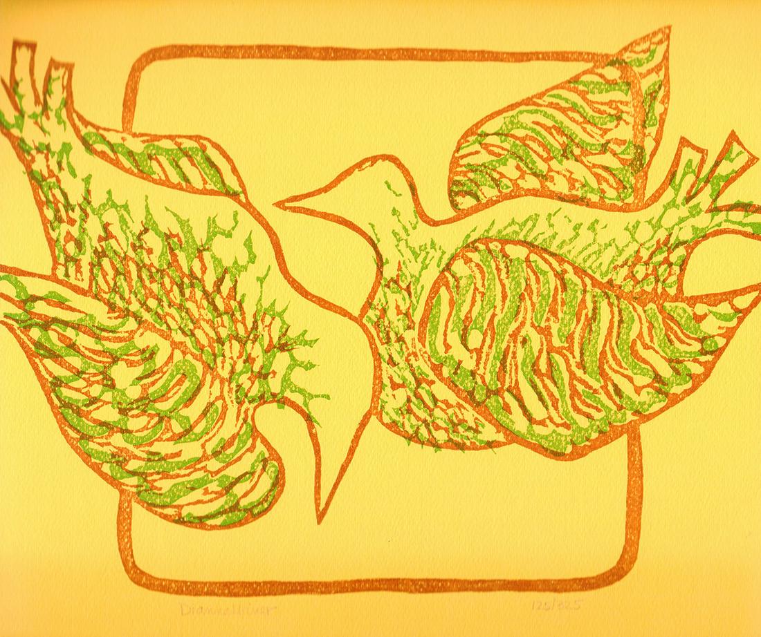 Untitled (Two Doves): Dianne S. Winer (1 of 1)