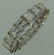 Square Step Cut Diamond Gold Eternity Band Ring Size - 4