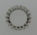 Square Step Cut Diamond Gold Eternity Band Ring Size - 8