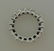 Square Step Cut Diamond Gold Eternity Band Ring Size - 9