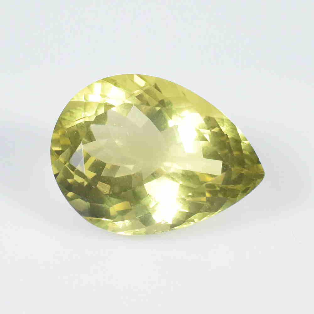 15.93 Ct Natural Lemon Quartz Pear Cut: No Reserve! Title: 15.93 Ct Natural Lemon Quartz Pear Cut Stone Clarity: VVS Gemstone: Natural Lemon Quartz Carat Weight: 15.93 Size/Dimensions: 20.00 x 15.00 x 10.30 mm Additional Information: Good L