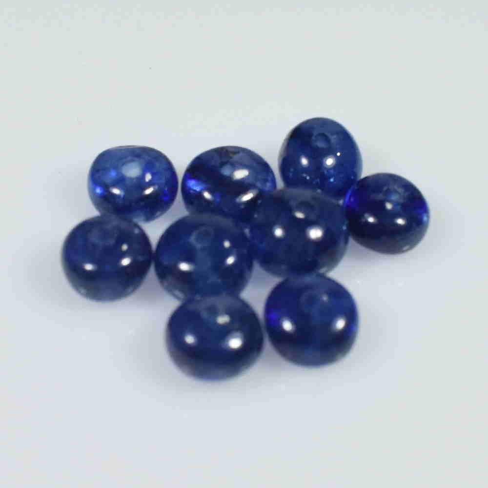 11.16 Ct Natural 9 Blue Sapphire Beads (1 of 2)