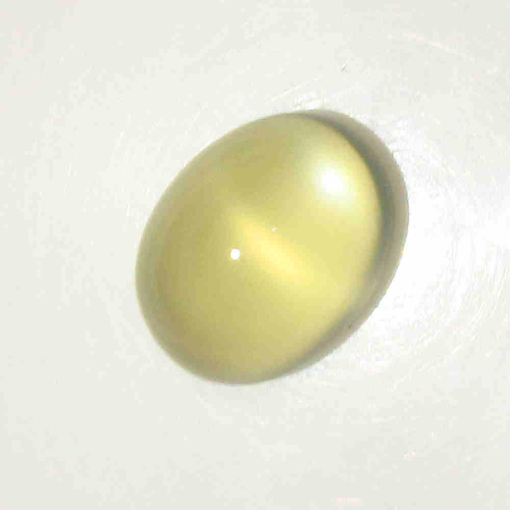 14.98 Ctw Natural Green Moonstone Oval Cab: No Reserve! Title: 14.98 Ctw Natural Green Moonstone Oval Cab Stone Clarity: Transparent Gemstone: Moonstone Carat Weight: 14.98 Size/Dimensions: 16.60 x 12.80 x 9.90 mm Additional Information: Nice O