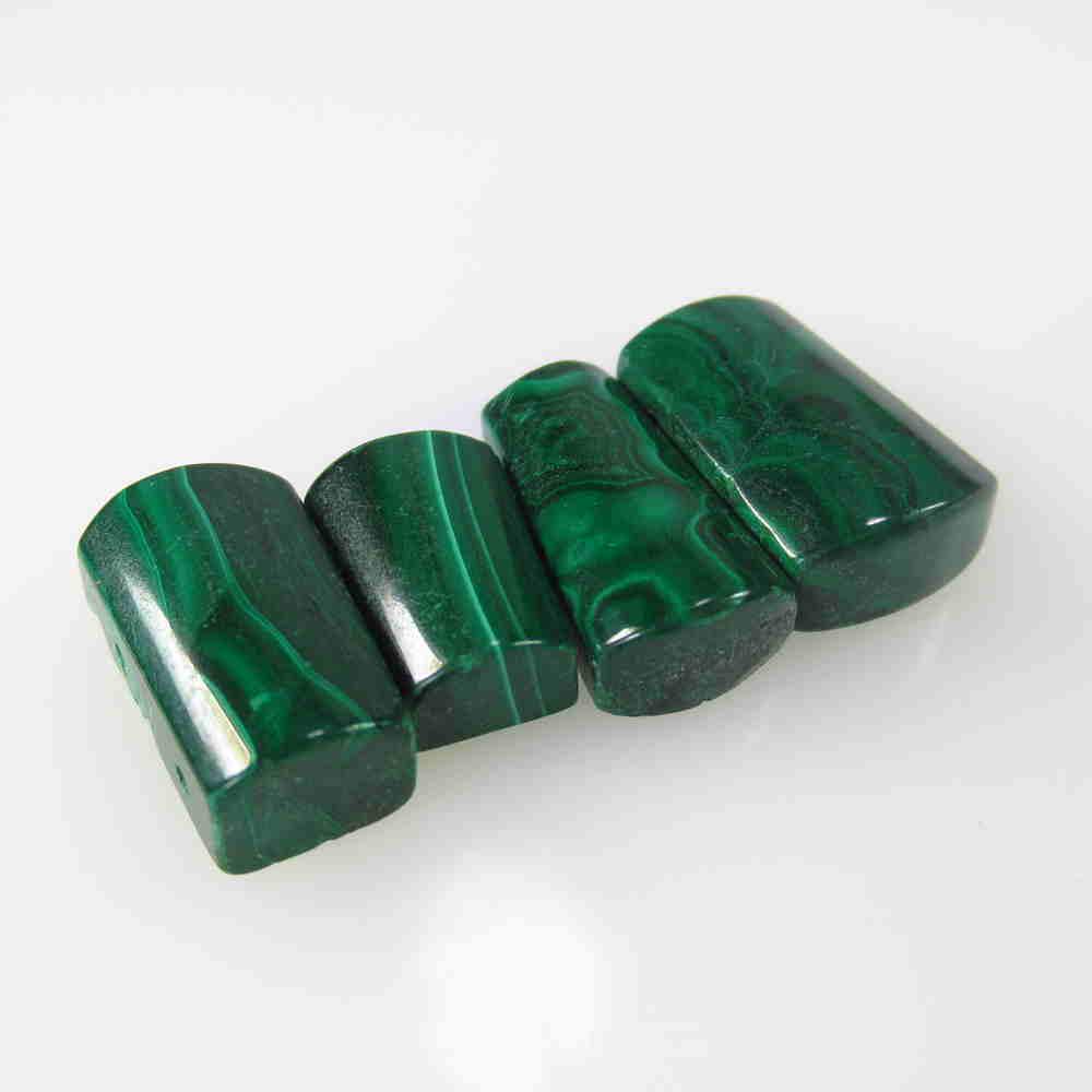 39.59 Ct Natural 4 Green Malachite Fancy Set (1 of 2)