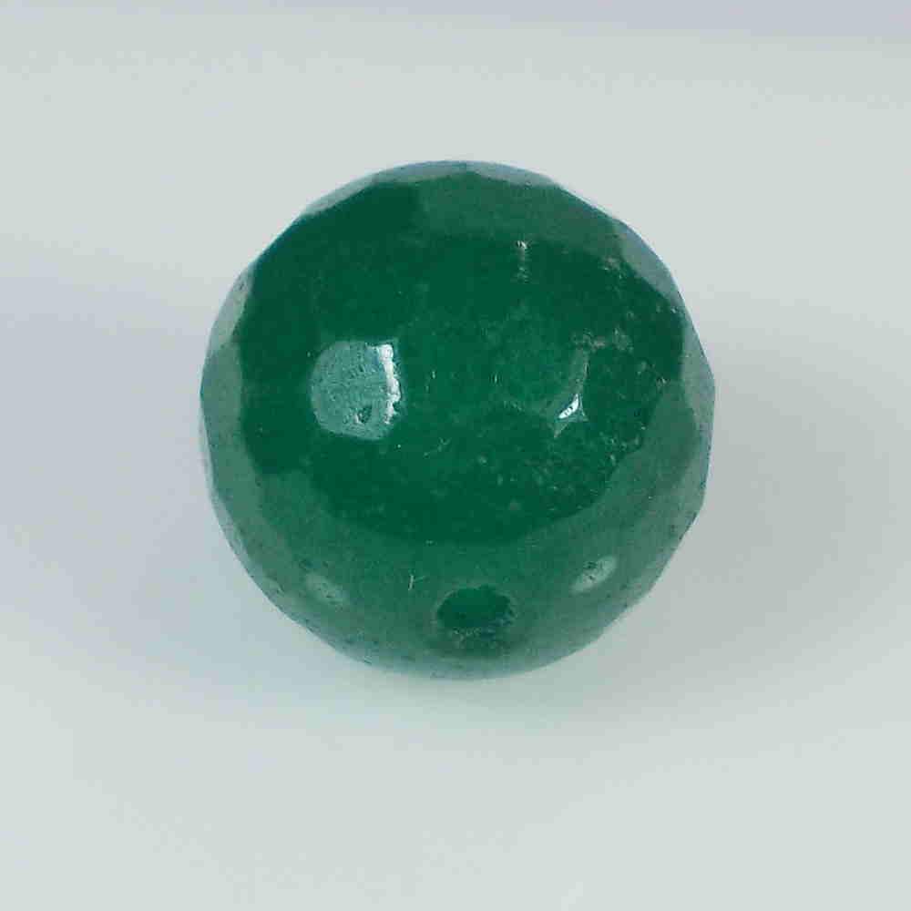16.88 Ctw Natural Drilled Green Onyx Round Beads (1 of 2)