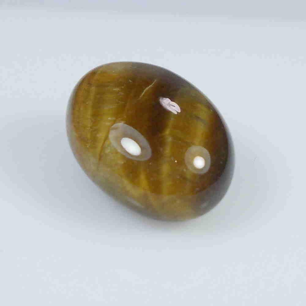 14.75 Ctw Natural Tiger's Eye Oval Cab (1 of 2)