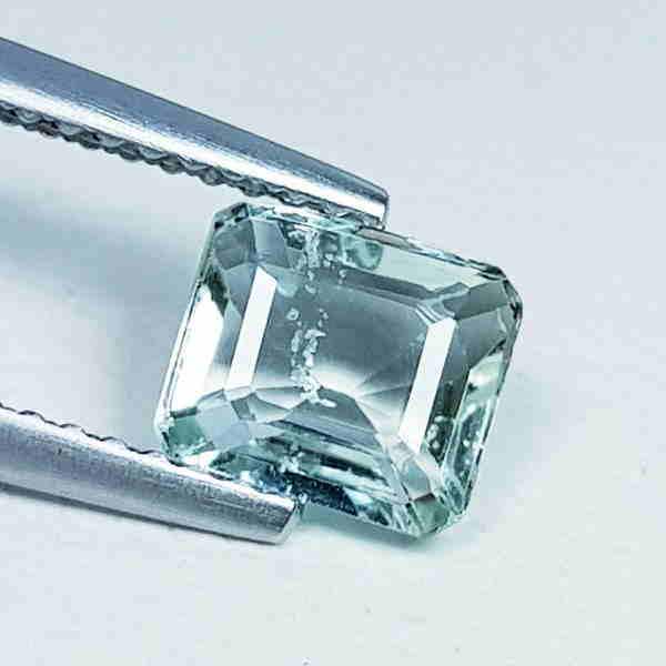 1.01 ct Natural Aquamarine Emerald Cut (1 of 5)