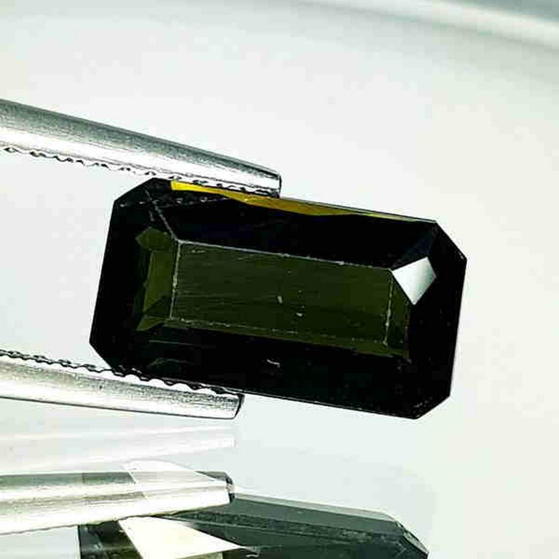 4.15 ct Natural Tourmaline Emerald Cut (1 of 6)