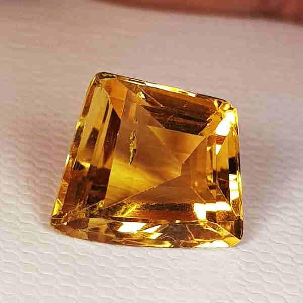Natural Citrine Fancy Cut 4.91 ct (1 of 4)