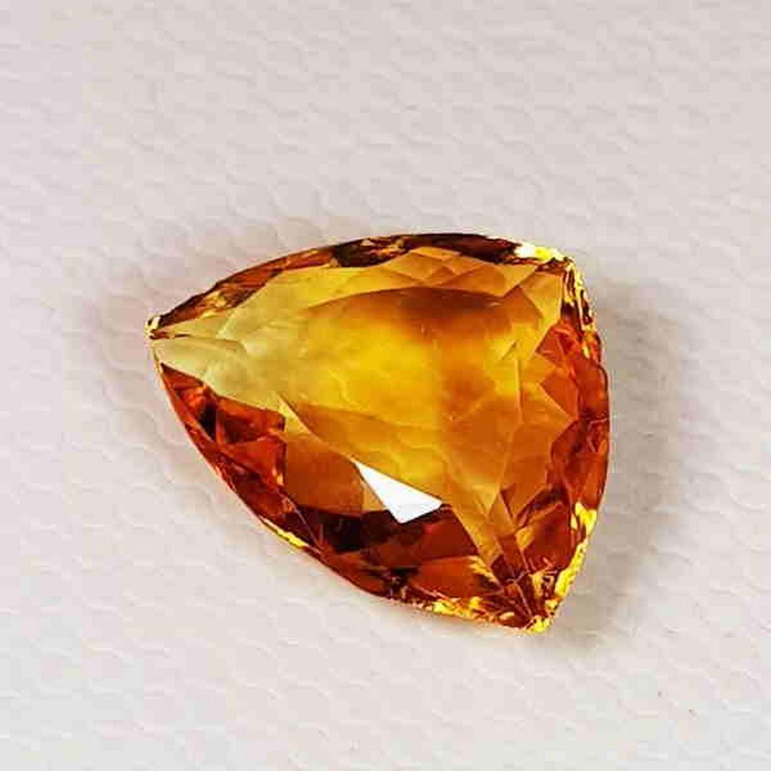 Natural Citrine Triangle Cut 2.47 ct (1 of 5)
